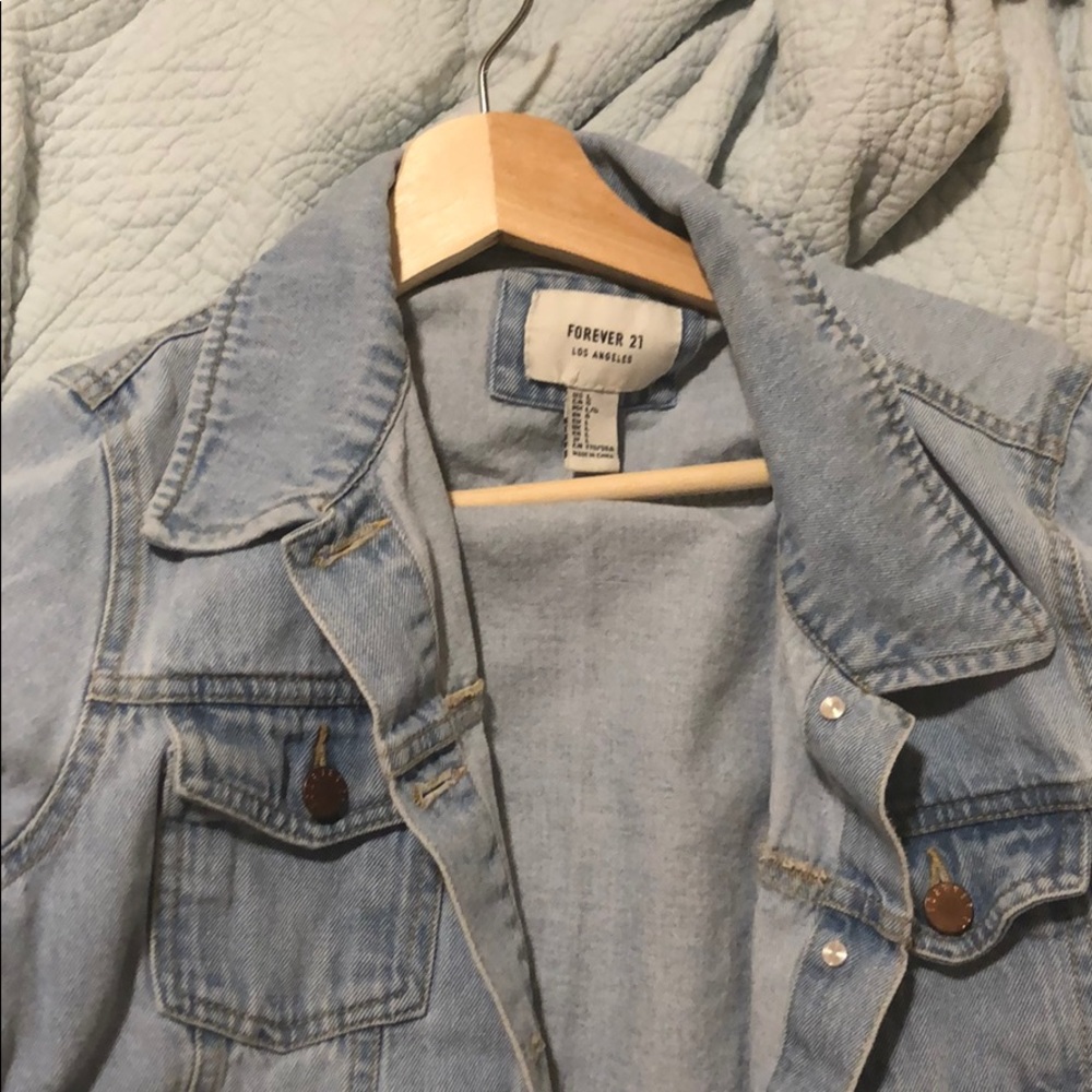 forever 21 jean jacket